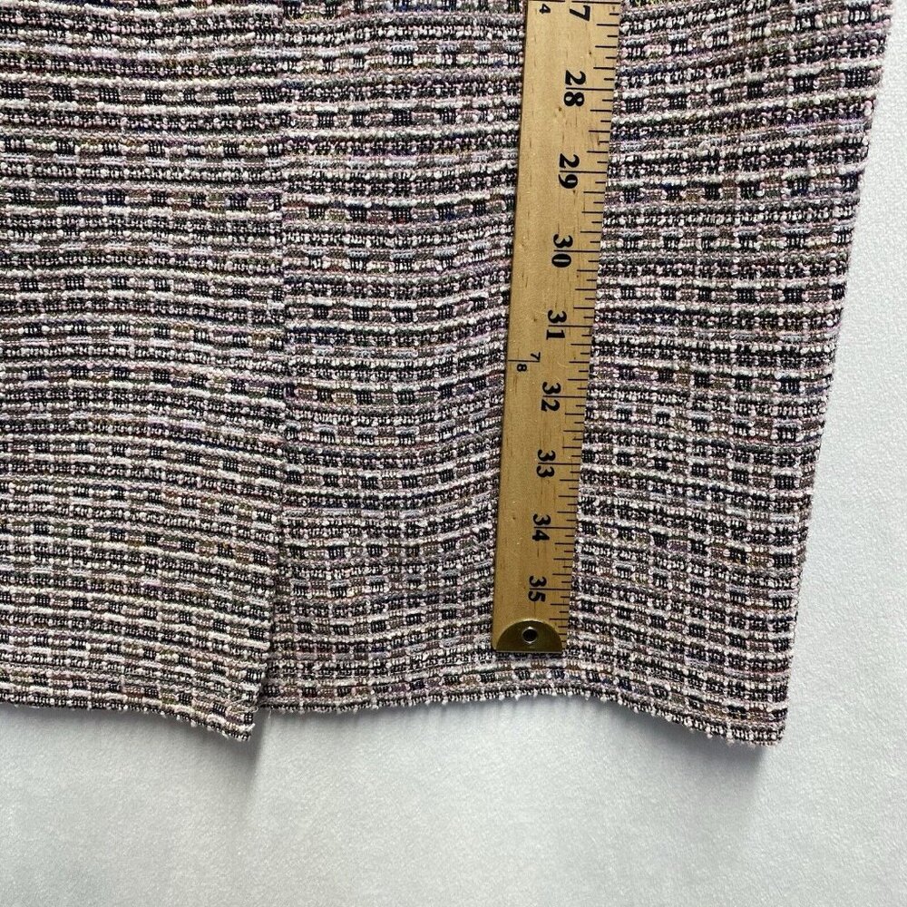 GRACE KARIN Cap Sleeve Queen Neck Tweed Body-con Pencil Dress Women Small Pink - Picture 6 of 16